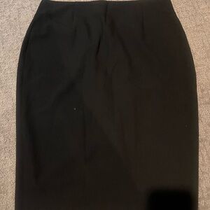 Elegant Black Pencil Skirt